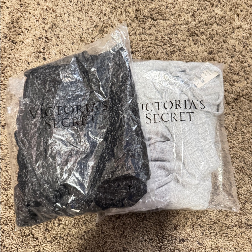 Victoria's Secret Charcoal and Light Gray Set
